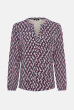Load image into Gallery viewer, OLSEN<BR>
Shirt with Tunic Neckline<BR>
Orchid<BR>