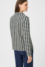 Load image into Gallery viewer, OLSEN<BR>
Sweatshirt with Standup Collar<BR>
Navy/Cream<BR>