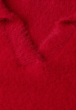 Load image into Gallery viewer, STREET ONE<BR>
Feather Yarn Sweater<BR>
Red<BR>