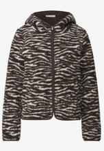 Load image into Gallery viewer, STREET ONE<BR>
Teddy Fleece Jacket<BR>
Brown<BR>
