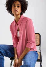 Load image into Gallery viewer, STREET ONE<BR>
Corduroy Blouse<BR>
Pink<BR>