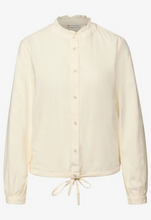 Load image into Gallery viewer, STREET ONE<BR>
Cord Blouse<BR>
Cream<BR>