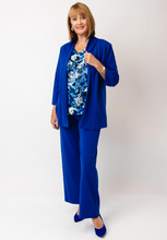 Load image into Gallery viewer, VIA VENETO<BR>
3 Piece Suit Set<BR>
Royal<BR>