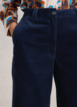 Load image into Gallery viewer, WHITE STUFF<BR>
Belle Cord Trousers<BR>
Navy<BR>