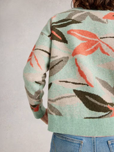Load image into Gallery viewer, WHITE STUFF<BR>
Petal Jumper<BR>
Green<BR>