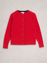 Load image into Gallery viewer, WHITE STUFF<BR>
Lulu Cardigan<BR>
Red, Plum<BR>