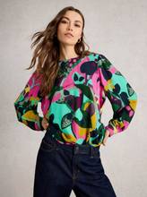 Load image into Gallery viewer, WHITE STUFF<BR>
Ulla Top<BR>
Pink Multi<BR>