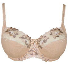 Load image into Gallery viewer, POUR MOI <BR>
Sofia Lace Embroidered, Under Wire, Side Support Bra <BR>
Berry, Black, Latte <BR>