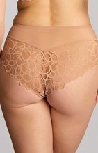 Load image into Gallery viewer, PANACHE<BR>
Allure Full Brief<BR>
Azure Blue, Honey & Navy <BR>