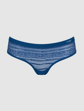 Load image into Gallery viewer, SLOGGI<BR>
Evolve Hipster Lace Brief<BR>
Blue<BR>