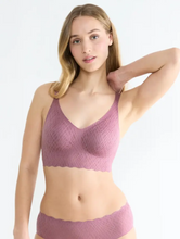 Load image into Gallery viewer, TRIUMPH<BR>
Sloggi Feel Bliss Bralette<BR>
Cacao, Turquoise, Heather<BR>