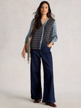 Load image into Gallery viewer, WHITE STUFF<BR>
May Mixed Print Top<BR>
Blue Multi<BR>