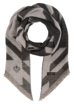 Load image into Gallery viewer, FRAAS<BR>
Cashmik Herringbone Scarf<BR>
Grey<BR>