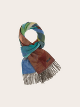 Load image into Gallery viewer, FRAAS<BR>
Cashmink Scarf with Geometric Print<BR>
524<BR>