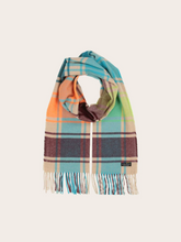 Load image into Gallery viewer, FRAAS<BR>
Cashmink Scarf with Colorful Checks<BR>
174<BR>