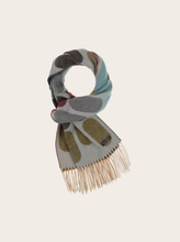 Load image into Gallery viewer, FRAAS<BR>
Cashmink Scarf with Graphic Oval Patterns<BR>
174, 524<BR>