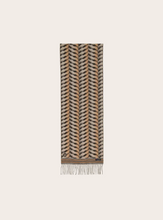Load image into Gallery viewer, FRAAS<BR>
Cashmink Scarf with Graphic Jagged Patterns<BR>
181, 450<BR>