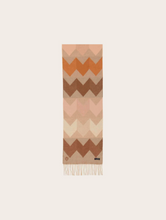 Load image into Gallery viewer, FRAAS<BR>
Cashmink Scarf with Graphic Zigzag Patterns<BR>
174, 375<BR>