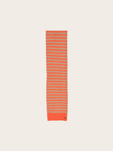 Load image into Gallery viewer, FRAAS<BR>
Stripped Knitted Scarf<BR>
Black/Cream, Orange<BR>