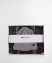 Load image into Gallery viewer, BARBOUR<BR>
Swinton Scarf/Beanie Set<BR>
Midnight Oak<BR>