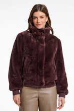 Load image into Gallery viewer, RINO AND PELLE<BR>
Ambra Fun Fur Jacket<BR>
Chocolate Bean<BR>