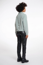 Load image into Gallery viewer, RINO AND PELLE<BR>
Bubbly Knit Jacket<BR>
Blue<BR>