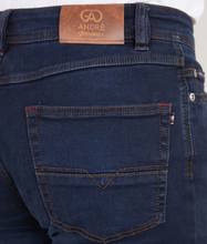 Load image into Gallery viewer, ANDRE<BR>
Sanchez Denim Jeans<BR>
Black/Blue, Clean, Worn<BR>