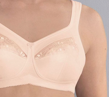Load image into Gallery viewer, ANITA <BR>
Safina, Embroidered Wire-free Mastectomy Bra <BR>
Sand <BR>