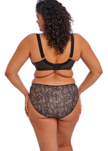 Load image into Gallery viewer, ELOMI<BR>
Morgan Stretched Bra<BR>
Ebony Black, Toasted Almond<BR>