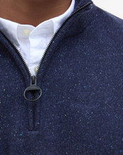 Load image into Gallery viewer, BARBOUR<BR>
Essential Tisbury Half Zip Sweater<BR>
Ruby, Navy<BR>