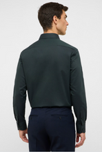 Load image into Gallery viewer, ETERNA<BR>
Long Sleeve Shirt Modern Fit<BR>
Green/Black<BR>
