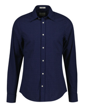 Load image into Gallery viewer, GANT <BR>
Slim Mircro Print Shirt<BR>
Blue<BR>