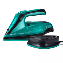 Load image into Gallery viewer, TOWER<BR>
Cerglide Cordless Iron<BR>
Teal<BR>