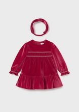 Load image into Gallery viewer, MAYORAL<BR>
Dress and Headband<BR>
Red<BR>