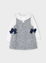 Load image into Gallery viewer, MAYORAL<BR>
Pinafore Dress<BR>
Ocean<BR>