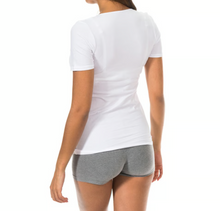 Load image into Gallery viewer, JANIRA<BR>
Short Sleeve Vest<BR>
White<BR>