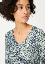 Load image into Gallery viewer, OLSEN<BR>
True Print Top<BR>
Navy<BR>