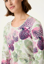 Load image into Gallery viewer, OLSEN<BR>
Bouquet Print T-Shirt<BR>
Multi<BR>