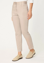 Load image into Gallery viewer, OLSEN<BR>
Stretched Cotton Crop Trousers<BR>
Beige<BR>