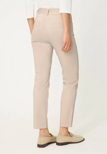 Load image into Gallery viewer, OLSEN<BR>
Stretched Cotton Crop Trousers<BR>
Beige<BR>