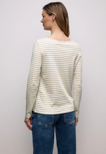 Load image into Gallery viewer, STREET ONE<BR>
Stripe Top<BR>
Beige<BR>