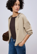 Load image into Gallery viewer, STREET ONE<BR>
Hoodie Jacket<BR>
Beige<BR>