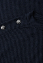 Load image into Gallery viewer, STREET ONE<BR>
Shirt with Button Details<BR>
Navy<BR>