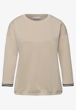 Load image into Gallery viewer, STREET ONE<BR>
Silk look Shirt<BR>
Beige<BR>