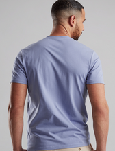 Load image into Gallery viewer, VEDONEIRE<BR>
Casual Round Neck Cotton T-Shirt<BR>
Blue, Navy, White<BR>