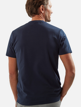 Load image into Gallery viewer, VEDONEIRE<BR>
Casual Round Neck Cotton T-Shirt<BR>
Blue, Navy, White<BR>
