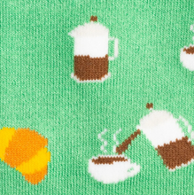 Load image into Gallery viewer, SWOLE PANDA<BR>
Coffee Bamboo Socks<BR>
Green<BR>
