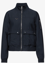 Load image into Gallery viewer, STREET ONE<BR>
Utility Blouse Jacket<BR>
Navy<BR>