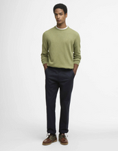 Load image into Gallery viewer, BARBOUR<BR>
Pima Cotton Crew Knit Jumper<BR>
Chambray, Green, Navy, Pink, Etc<BR>