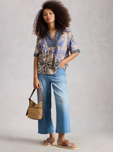 Load image into Gallery viewer, WHITE STUFF<BR>
Ash LinenBlend Top<BR>
Natural<BR>